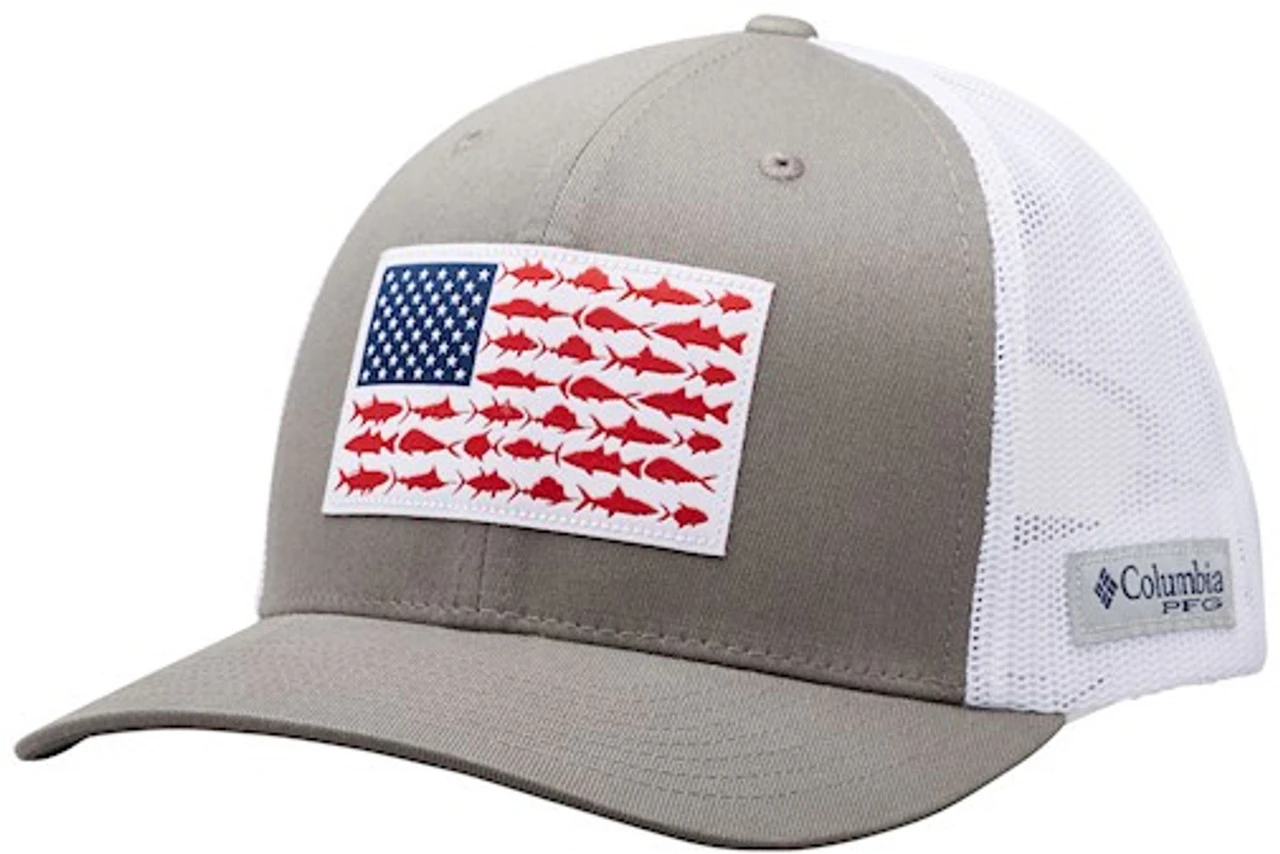 Columbia PFG Mesh Snap Back Fish Flag Ball Cap 3 Columbia PFG Mesh Snap Back Fish Flag Ball Cap - Image 2