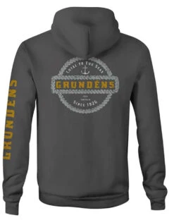 Grundens Rope Knot Hoodie - Iron Grey