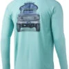 Huk KC Big Truck Pursuit Long Sleeve Shirt - Beach Glass - X-Large -Fishing Promotion Store huk h1200418 339 xl kc big truck pursuit long sleeve shirt 63689.1665929608.386.513