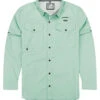 Jetty Bowline Long Sleeve Guide Shirt - Mint - Large -Fishing Promotion Store jetty bowline guide shirt mint l 45062.1651415538