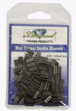 Momoi Diamond Mini Copper Double Sleeves - 25 Pack 5 Momoi Diamond Mini Copper Double Sleeves - 25 Pack -Fishing Promotion Store momoi diamond mini copper double sleeves 25 pack 78344.1651076072