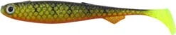Salmo Slick Shad 11 Swimbait - Gold Fluorescent Perch UV
