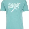 Simms Grim Reeler T-Shirt - Oil Blue Heather - Large -Fishing Promotion Store simms grim reeler t shirt oil blue heather l 35933.1665206879.386.513