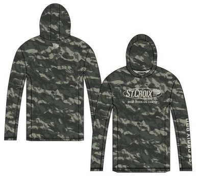 St. Croix Covert Hooded Long Sleeve Shirt 3 St. Croix Covert Hooded Long Sleeve Shirt