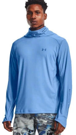 Under Armour Iso-Chill Shorebreak Ninja Hoodie - Carolina Blue - M